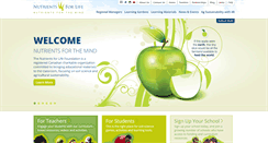 Desktop Screenshot of nutrientsforlife.ca