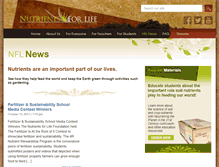 Tablet Screenshot of blog.nutrientsforlife.org