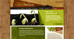 Desktop Screenshot of nutrientsforlife.org